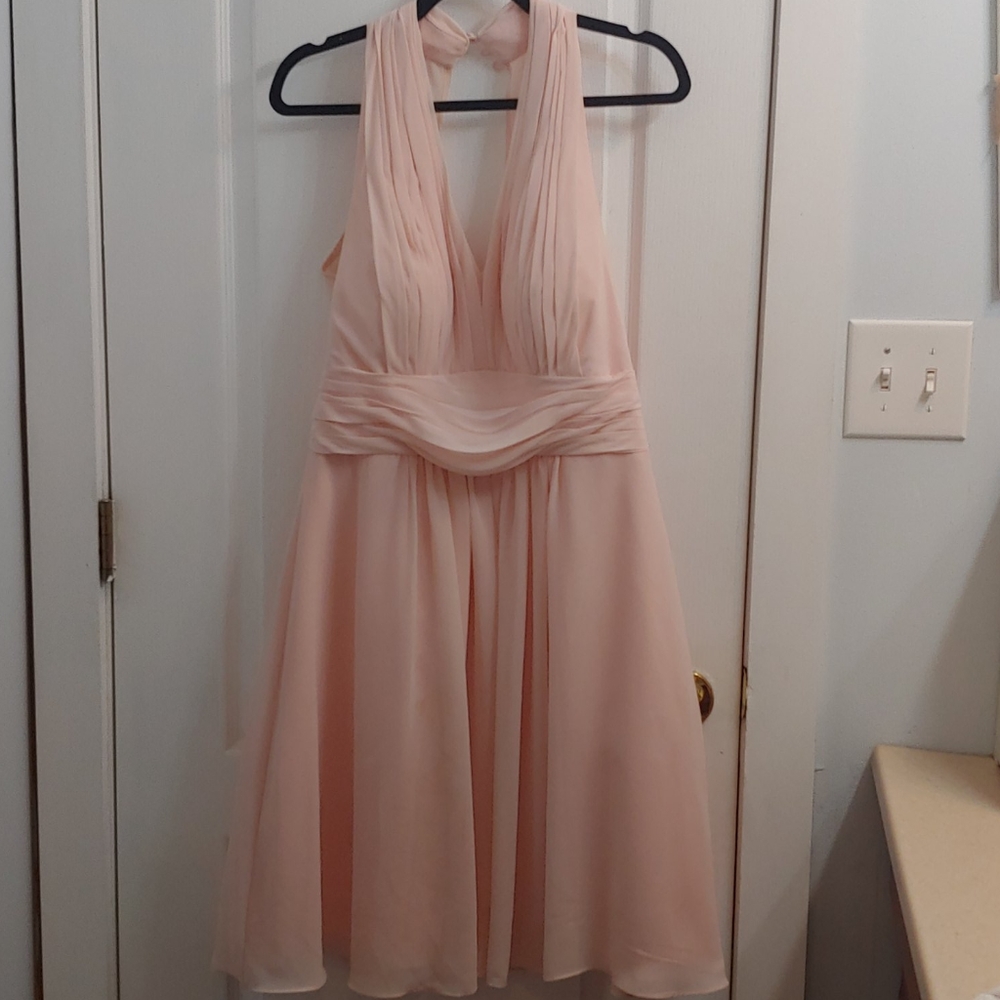Blush Bridesmaid Dress